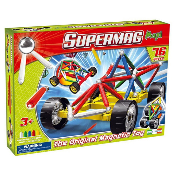 Μαγνήτες Supermag Maxi Wheels 76