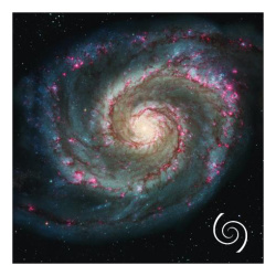 Μαγνήτης Square 3D Γαλαξίας