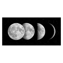 Κάρτα Long 3D οι Φάσεις της Σελήνης