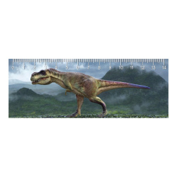 Χάρακας 3D 14 εκ. Κινούμενος Δεινόσαυρος T-REX