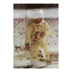 Κάρτα Post 3D Άνθρωπος στο Φεγγάρι