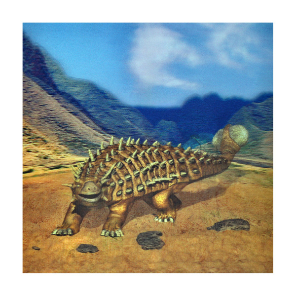 Κάρτα Big 3D Αγκυλόσαυρος