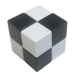 Μίνι Κύβος Σπαζοκεφαλιά 2x2x2 Ασπρόμαυρος 2,5 εκ.