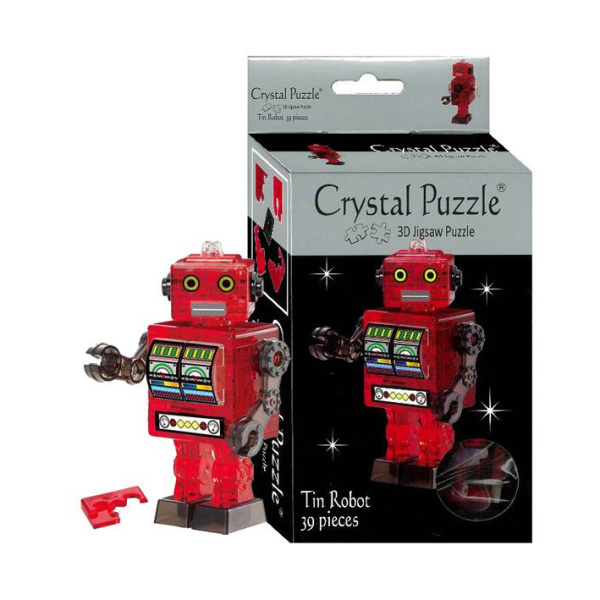 Crystal Puzzle Ρομπότ Κόκκινο 39 τμχ.