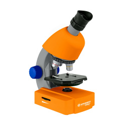 Μικροσκόπιο 40x-640x Πορτοκαλί Bresser Junior