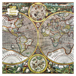 Pieter van den Keere: Antique Map of the World 1000pcs Παζλ