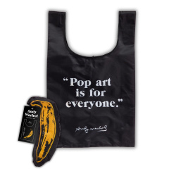 Μαύρη Τσάντα Επαναχρησιμοποιούμενη Andy Warhol Banana