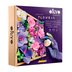 DIY Δημιουργικό Σετ Κατασκευής με Πηλό Wood & Craft Flowers Inspiration